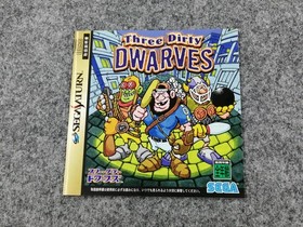 Sega Saturn Soft Three Dirty Dwarfs Used