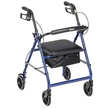 Drive Medical Aluminum Rollator Walker