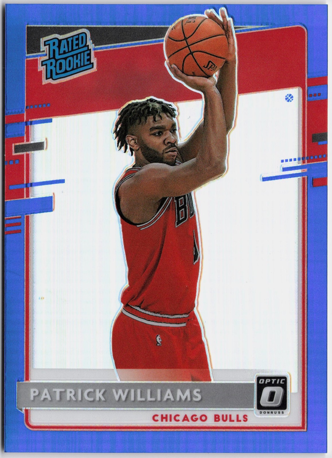 2020-21 Donruss Optic #154 Patrick Williams Blue #/59