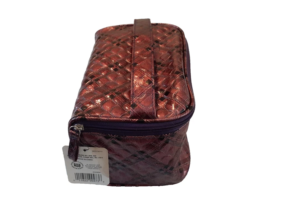 Black/Bronze Renewal Cosmetic Bag New - Image 2 of 2