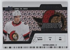 2022 Credentials Debut Ticket Access Horizontal 385/999 Tier 1 Viktor Lodin 17yy