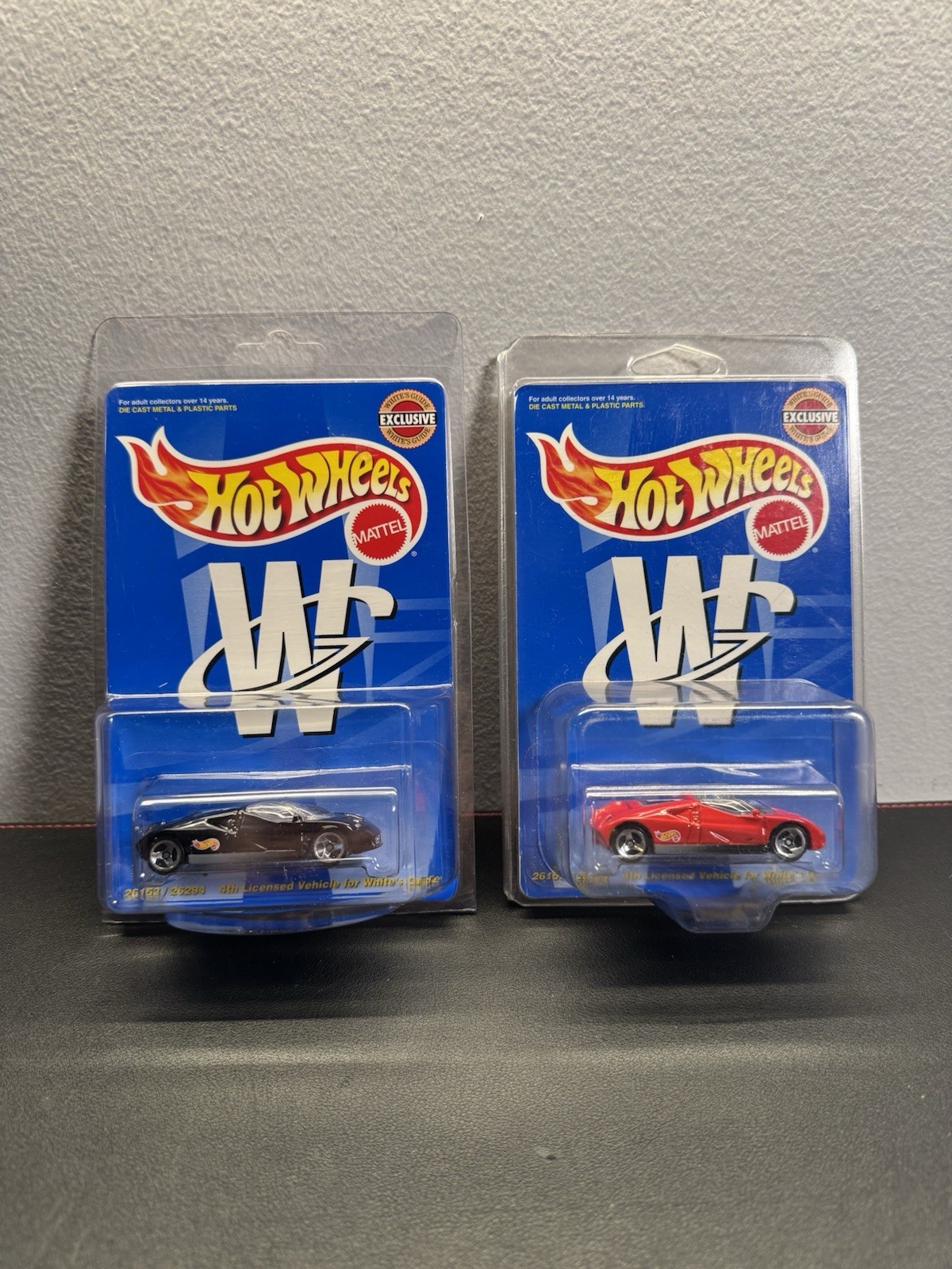 1999 Hot Wheels White's Guide Exclusive Ford Gt-90 4th Red & Black  Lot Of 2
