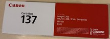 1PK Genuine OEM CANON 137 Black Toner Cartridge ImageClass CRG -137 Sealed Box