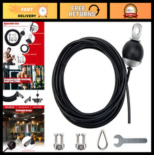 Adjustable 196" Fitness Pulley Cable for Home Gym - Heavy Duty Replacement Rope