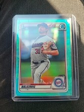 2020 Bowman Jordan Balazovic BCP  1st Chrome # D To 125  Minnesota Twins
