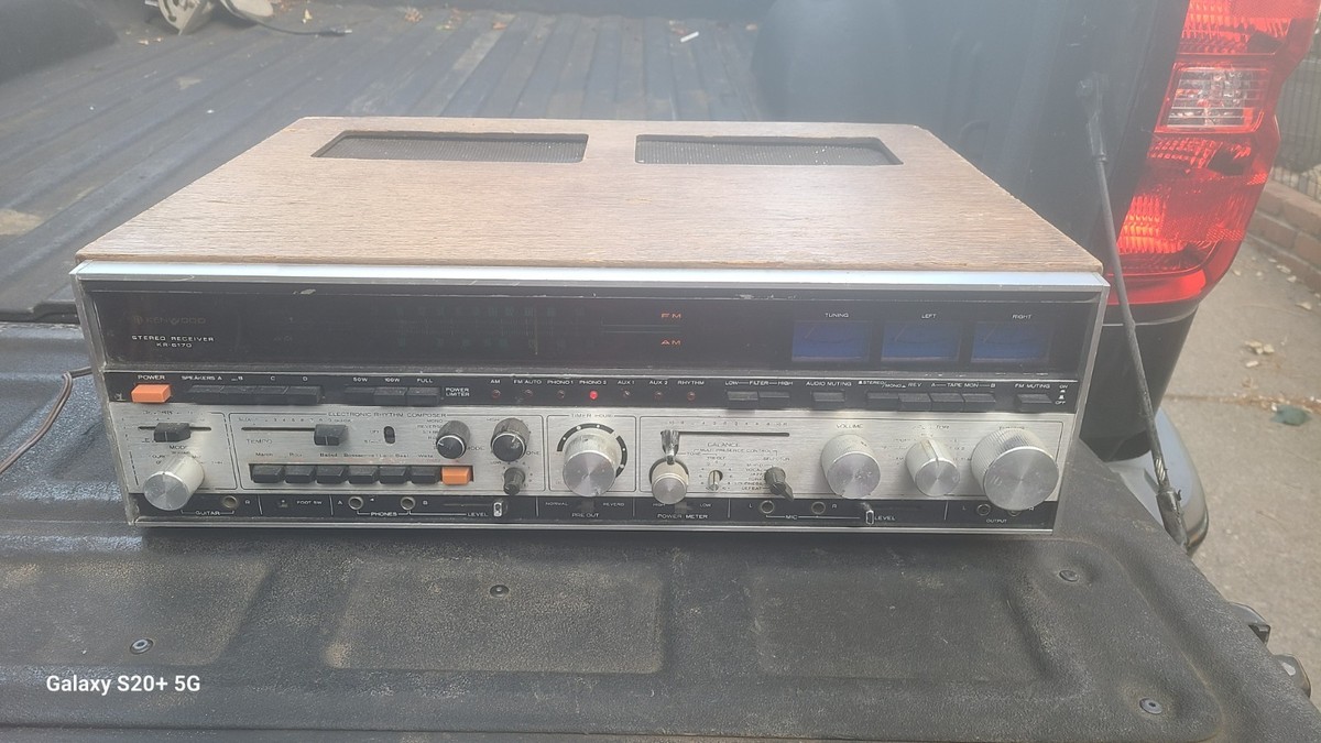 Vintage Kenwood KR 6170 – Récepteur Stéréo Pour Pièces / Réparation – Livraison Offerte
