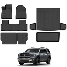 Floor Mats  Cargo Mat with Backrest Mat Custom for Chevy Equinox 2025 2026
