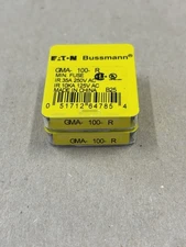 Eaton Bussman GMD-2.5-R 100A 250VAC Time Delay Glass Fuse PACK OF 5