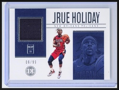 2018-19 Panini Encased #M-JH Jrue Holiday Game Worn Materials /99