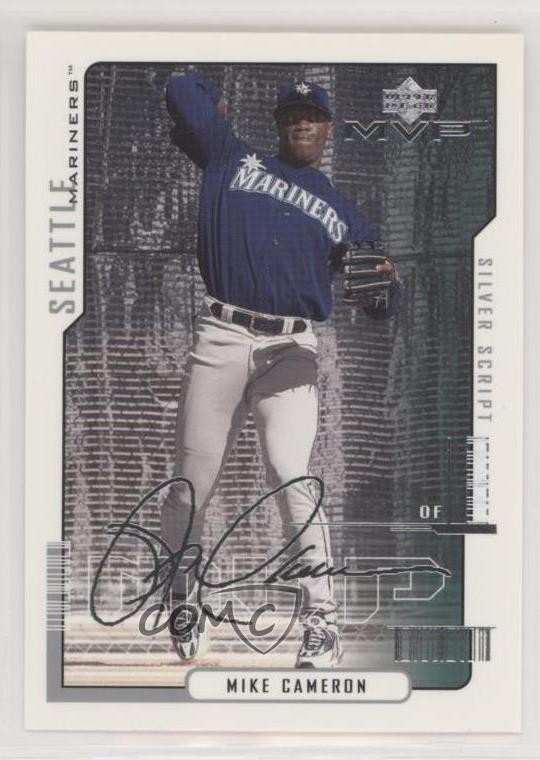 2000 Upper Deck MVP Silver Script Mike Cameron #101 0f6