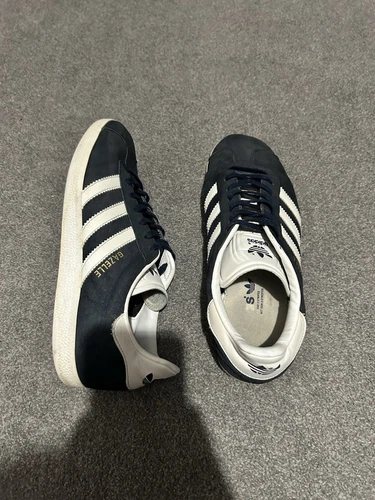 scarpe da ginnastica uomo adidas navy gazelle taglia 8
