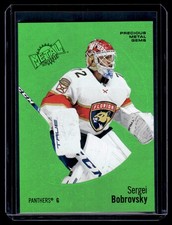 2023-24 SkyBox Metal Universe Precious Metal Gems Green Sergei Bobrovsky /10 #81