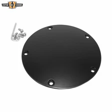 Stain Black Domed Derby Cover Fits For Harley Big Twin 1999-later 5 Hole 