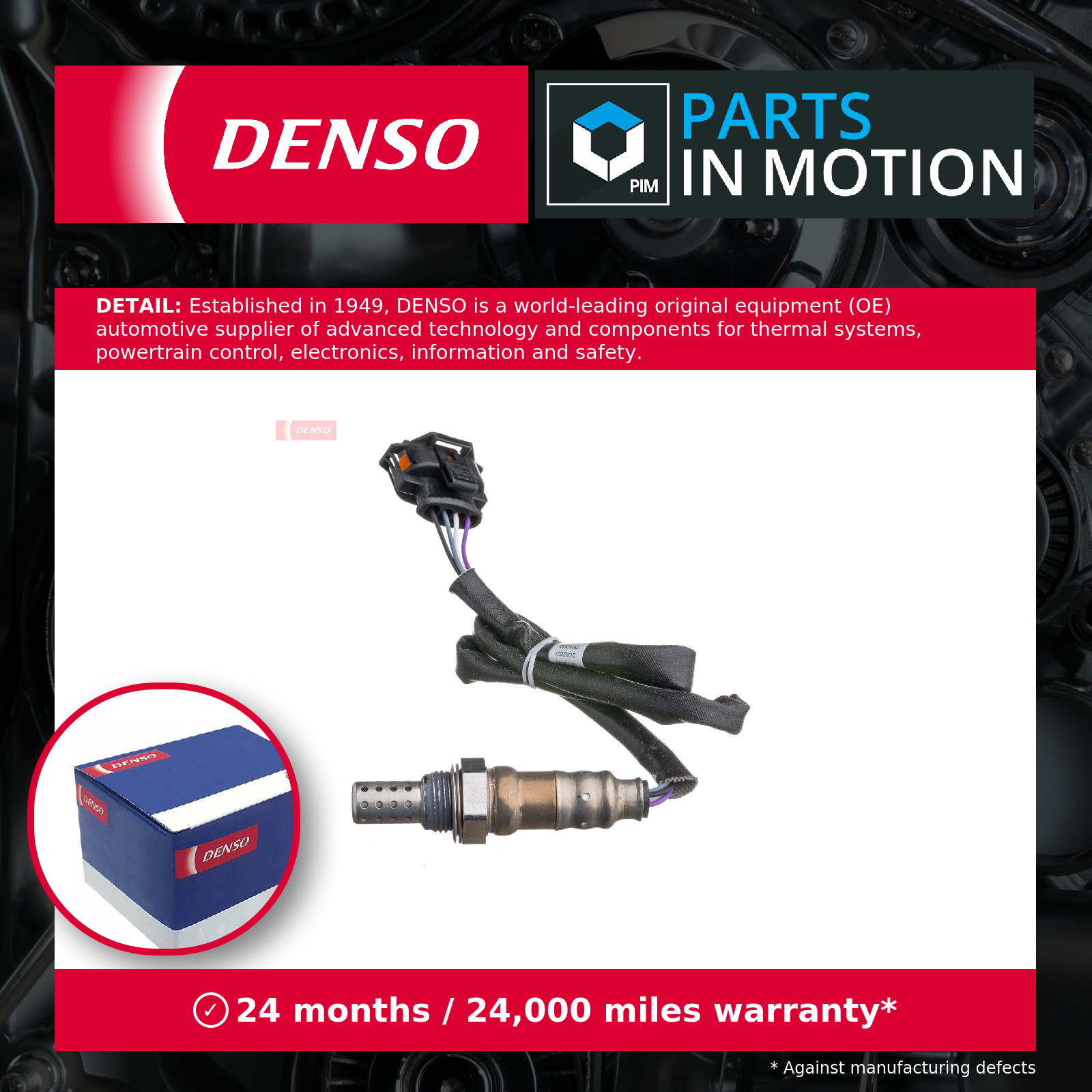 Lambda sensor Heated DOX-2003 DENSO for OPEL CHEVROLET - Image 38