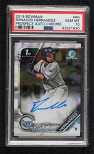 2019 Bowman Chrome Prospect Ronaldo Hernandez #CPA-RH PSA 10 GEM MT Auto 2c9