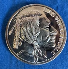 1 oz .999 Silver Round - Las Vegas Indian Head Nickel Golden State Mint