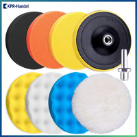 Polierschwamm Set 9 StüCk 150Mm FüR Poliermaschine Auto Polierpads