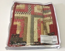 The Company Store Amanda Block Patchwork Quilted EURO Sham