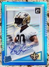 Sports Cards 2025 Panini Donruss Optic Devin Neal Rookie Neon Blue Prizm...