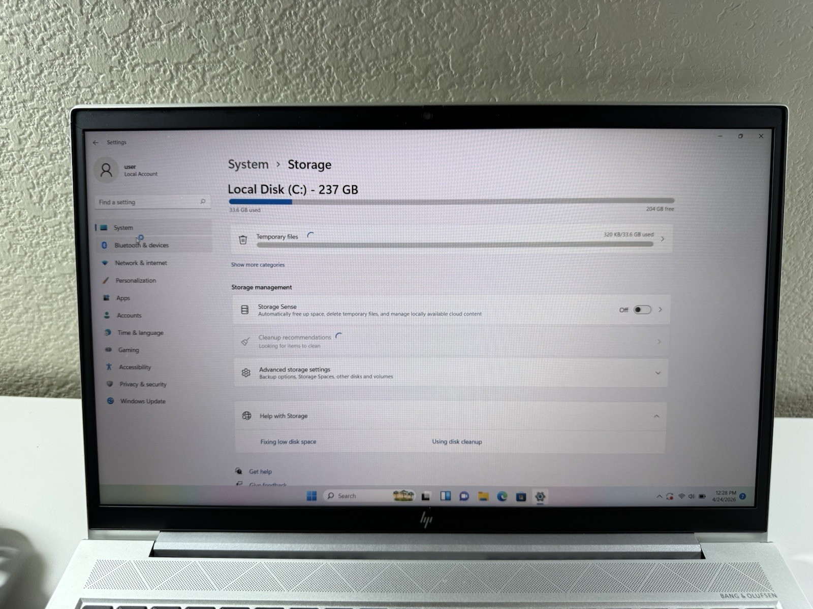 HP EliteBook 850 G7 Notebook Pc, 15.6-Inch Laptop, with Intel Core i5-10310U, 256 GB SSD (Solid State Drive), Windows 11 Pro