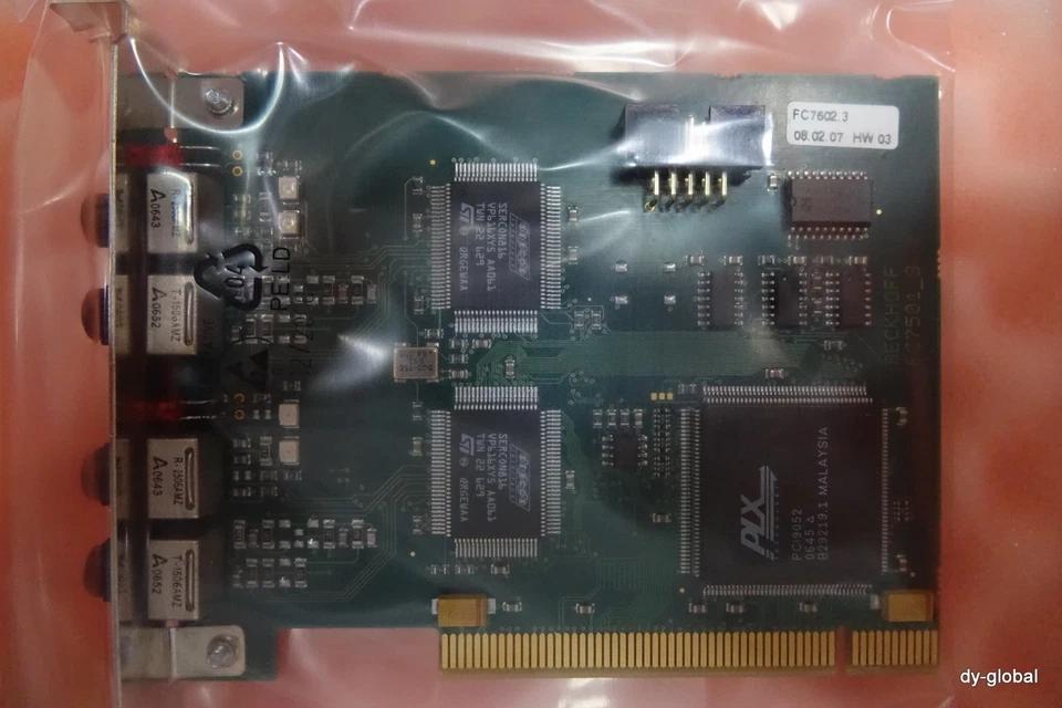 BECKHOFF NIB FC7502-0000 Sercos PC interface card, 2-channel PC bus PCB-I-E-204 - Image 3 of 4