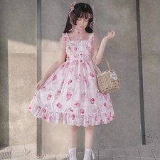 Sweet Lolita Dress Kawaii Girl Japanese Fashion JSK Jumpsuit Strap Clothes Party