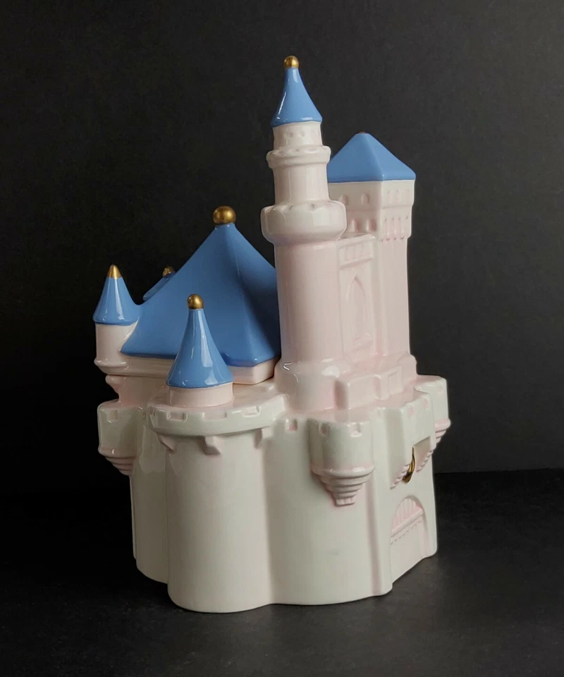 Tarro de galletas de cerámica vintage del castillo de Cenicienta de Disney Direct Foto 3 de 4