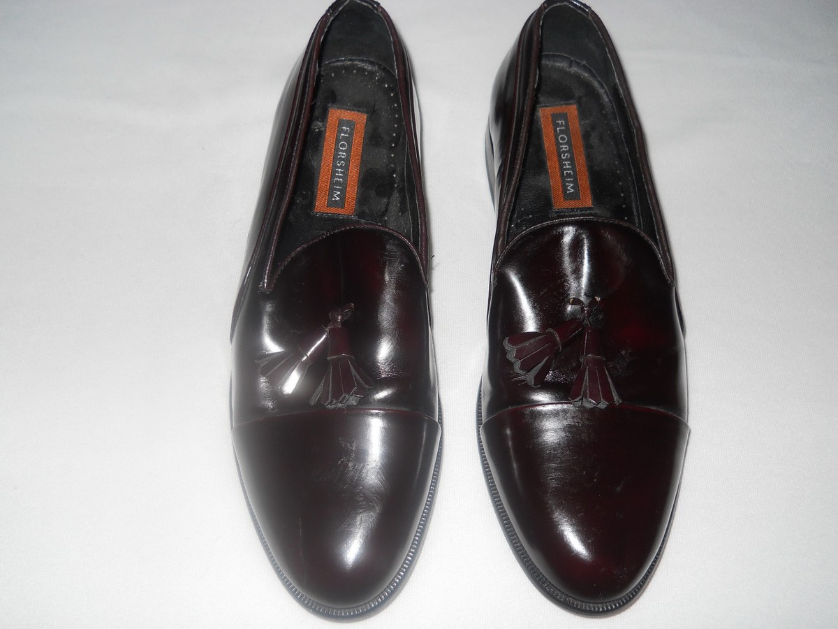 Men\'s Florsheim Maroon Leather Loafers Florsheim 32041 Young Men main image 2