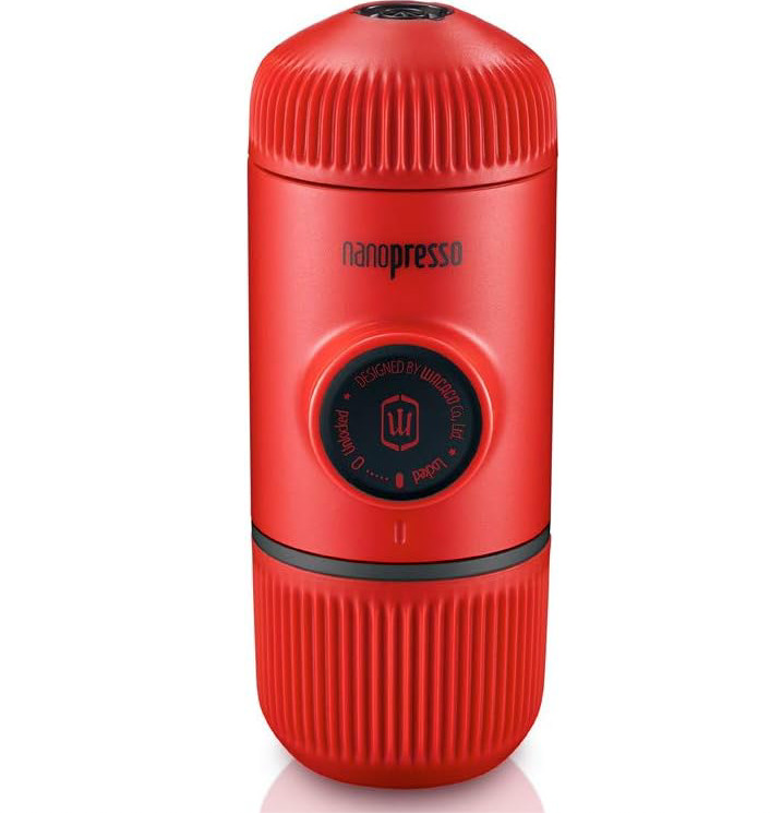 Nanopresso rouge cafetière de voyage compacte finition premium neuf - 2
