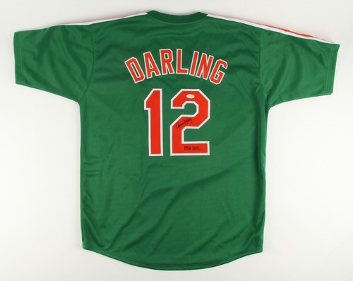 Camiseta deportiva firmada de Ron Darling para los Mets del día de San Patricio de Nueva York con inscripción ""1986 WSC"" (JSA) - Imagen 1 de 6