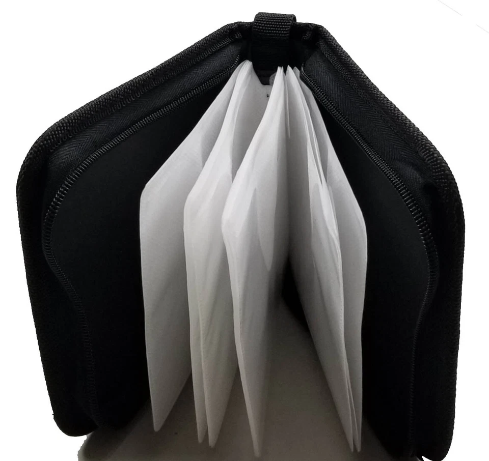 TB-24B 24 CD DVD Disco Estuche de Transporte Soporte Cartera Bolsa de Almacenamiento x 48 piezas (1 caja) Foto 2 de 3