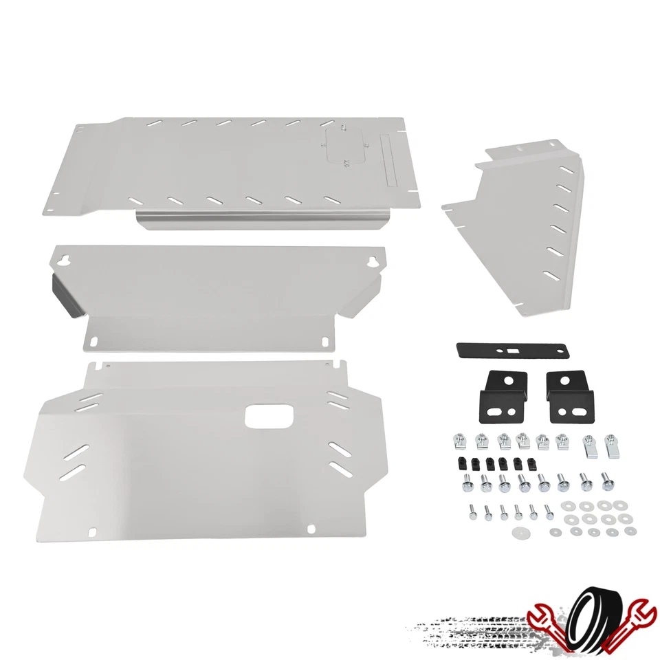 Front Lower Full Skid Plate Package Aluminium For 2009-2014 Ford F-150 4WD Truck - Image 2 of 4
