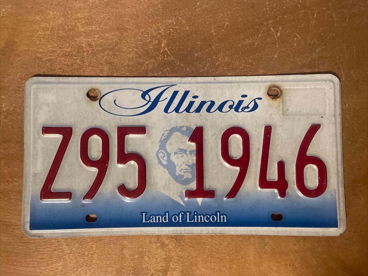 2001 Base Illinois License Plate # Z95 1946 | eBay
