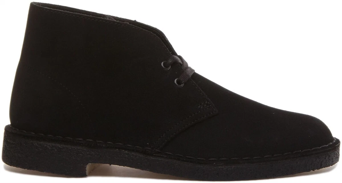 CLARKS ORIGINALS Desierto Botas ante Negro Chukka Hombre Talla UK 6-12