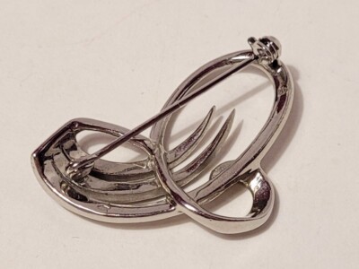Broche Vintage Cheval En Argent Massif - Marcassite, Occasion