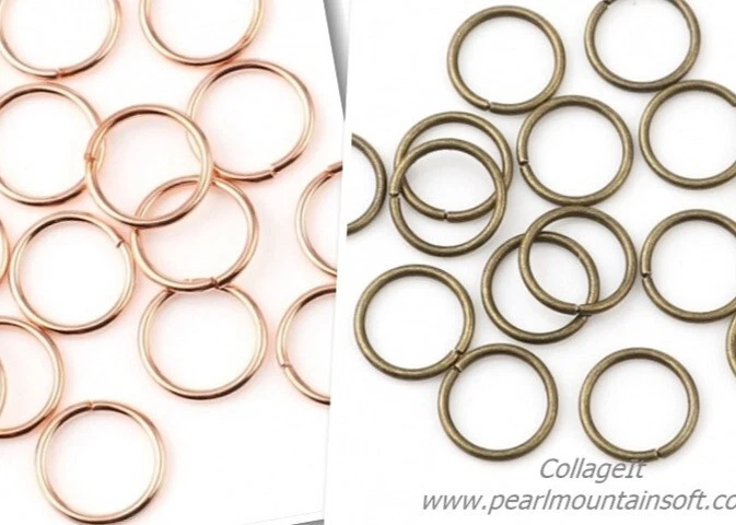 Open Jump Rings 4mm Choice of Colours Pack of 50 eBay