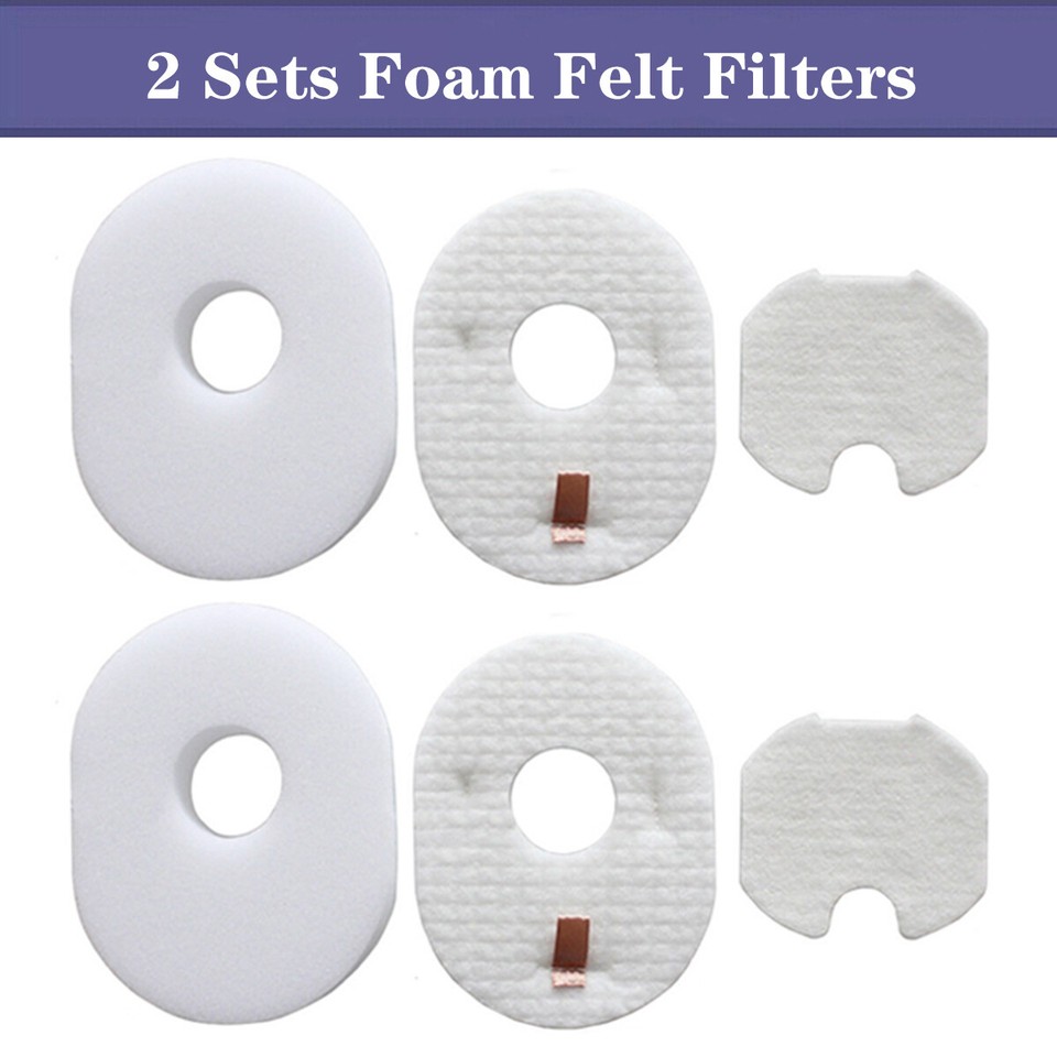 3-fach Filter-Set Für Shark Rocket Staubsauger – Schaumstoff & Filz, Ersatz Für HV300, UV450 Uvm.