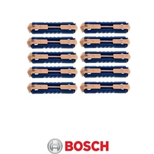 10 X 1954-19 Mercedes Benz OEM 25 Amp Blue GBC Torpedo Fuses Bosch Copper