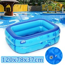 kahuna mega blast inflatable backyard kiddie pool and slide water park