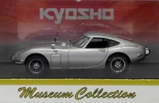 WOW EXTREMELY RARE Toyota 2000GT RHD Silver Black 1967 03031S 1:43 Kyosho-Ebbro