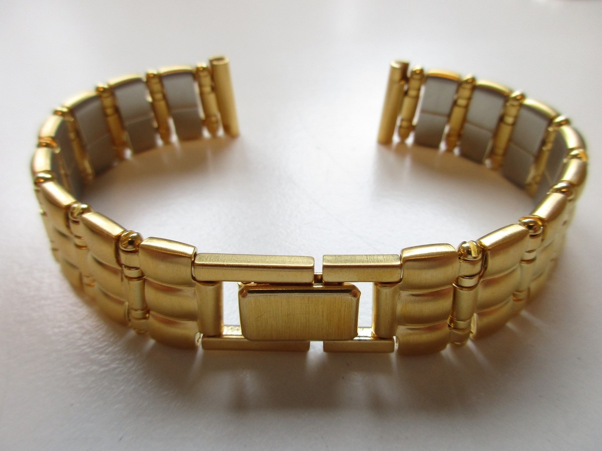 FS Americ Germany gold plated 16 MM dress watch bracelet  display picture 1