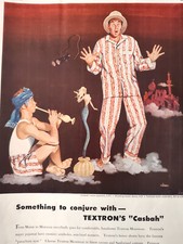1949 Original Esquire Art Ads TEXTRON Menswear HICKOK Mens Accessories