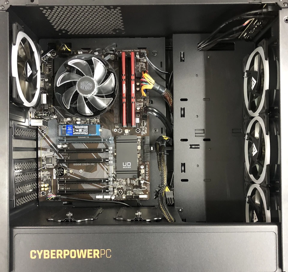 Cyberpower Gaming Desktop PC SLC8260A5 AMD Ryzen 7 3800X 16GB 1TB PCIe - READ - Image 3 of 4