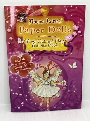Flower Fairies Paper Dolls 2005 Press Out And Play Activity Book 8 Costumes