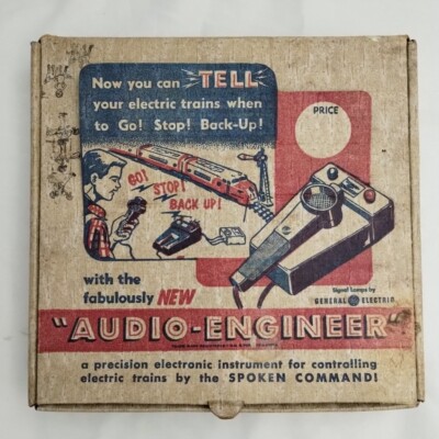 Vintage Audio-Engineer General Electronics O/S Scale Audio Train Command