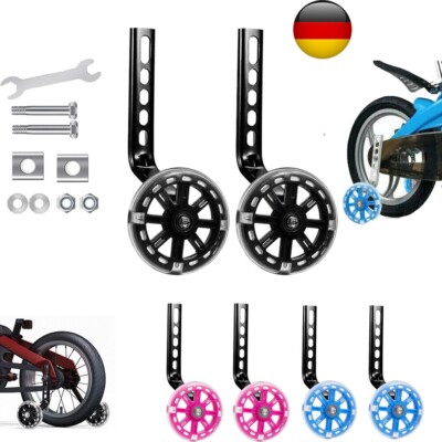 2x  Universal Stützräder Sicherheitsstützräder for 12-20'' Kinderfahrrad Hilfsrad
