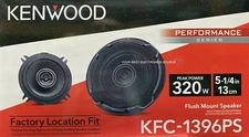 NEW Kenwood KFC-1396PS 5-1/4" 2-Way Coaxial Car Audio Speakers (PAIR) 5.25"