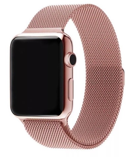 ROSE Gold milanese per Apple Watch 42mm Acciaio Inox Banda Cinturino  serratura magnetica | eBay