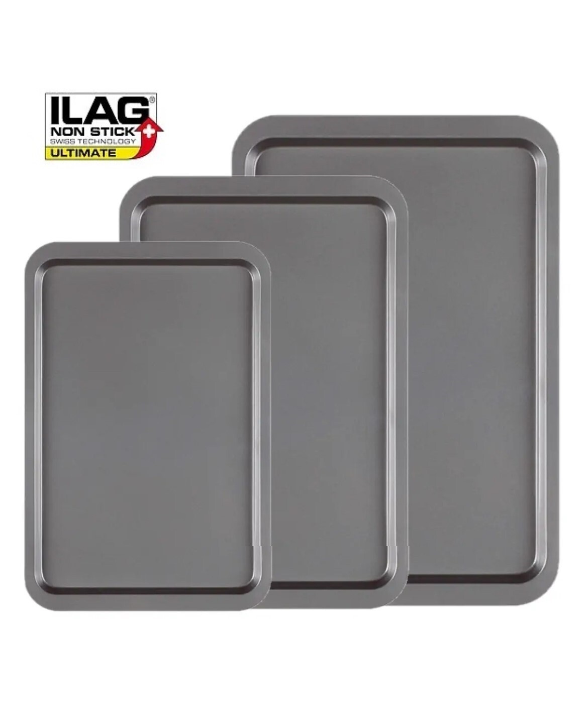 Baking Tray Set 3 Piece Non Stick Oven Tray Set Baking Trays Oven