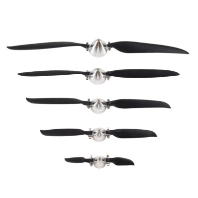 1Set Folding Propeller 6'' to 9'' Paddle with Aluminum Spinner for RC Airplane
